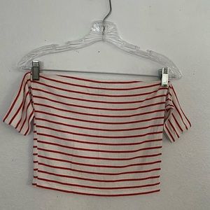 Off the Shoulder Crop Top